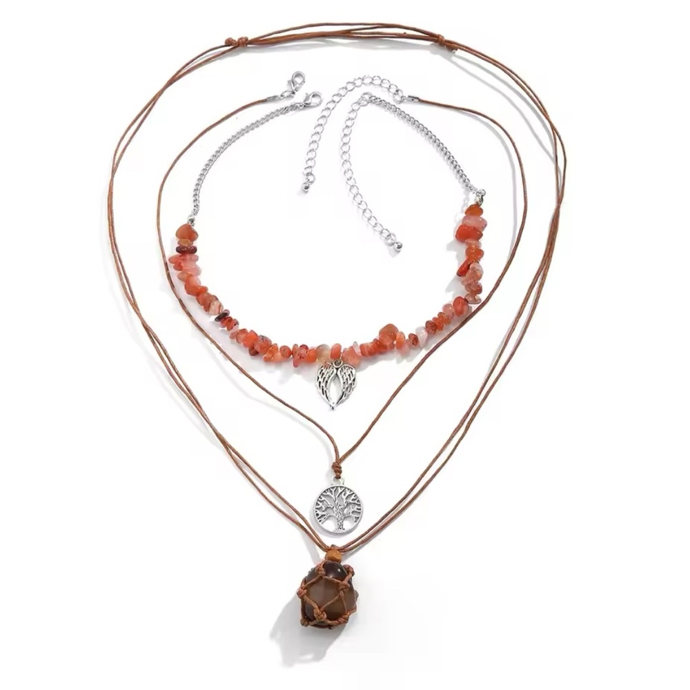 Bohemian Style - Tree Of Life Multilayer Pendant … - image 4